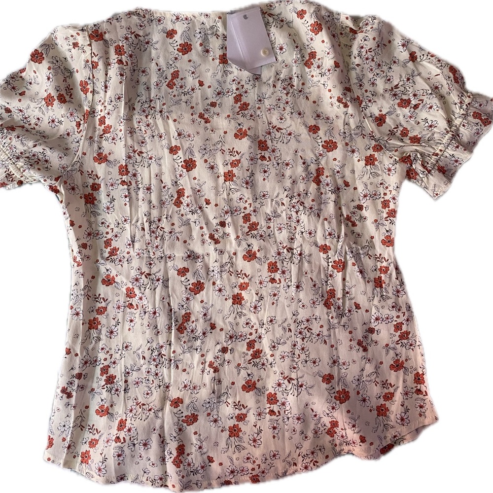 Elodie Ivory Floral Tank Top - Brand New Never Worn